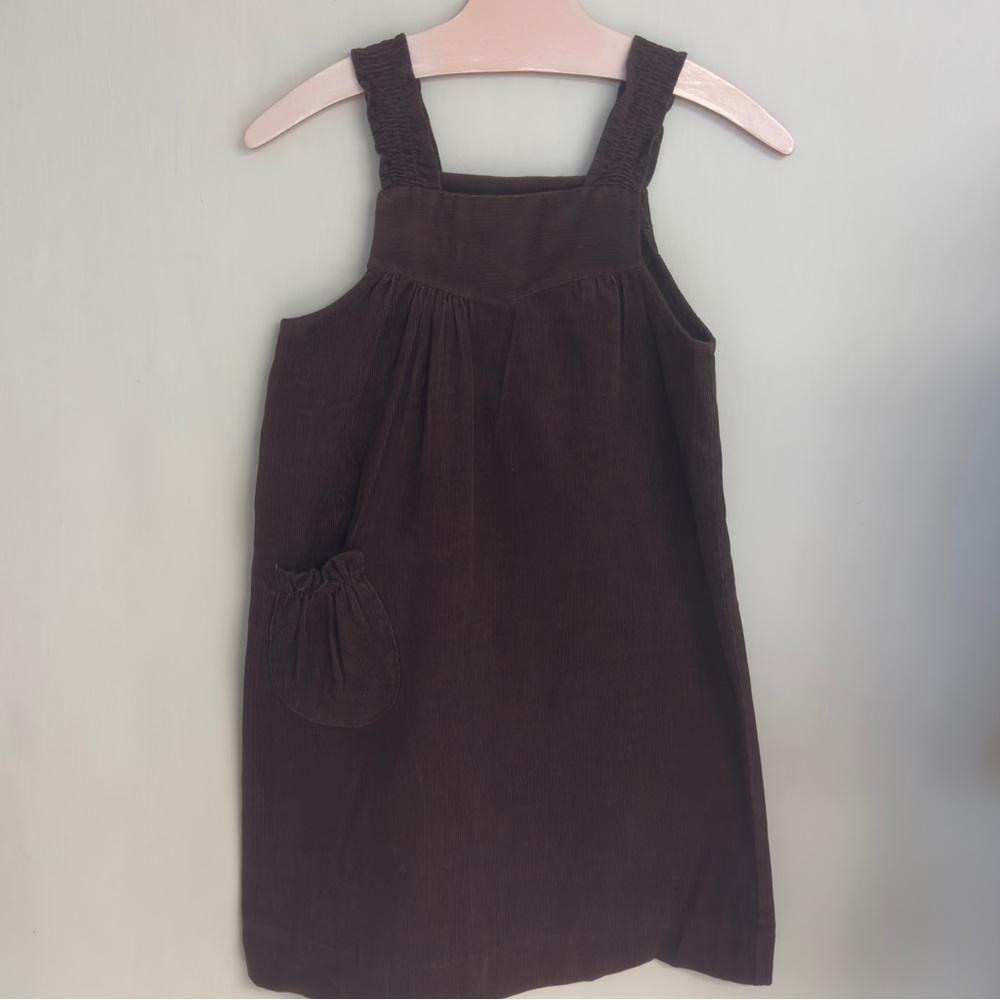 KIM ORIGINALS Girls Vintage Casual Corduroy Dress
